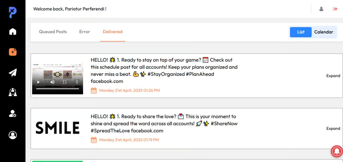Social Media Operations Dashboard
